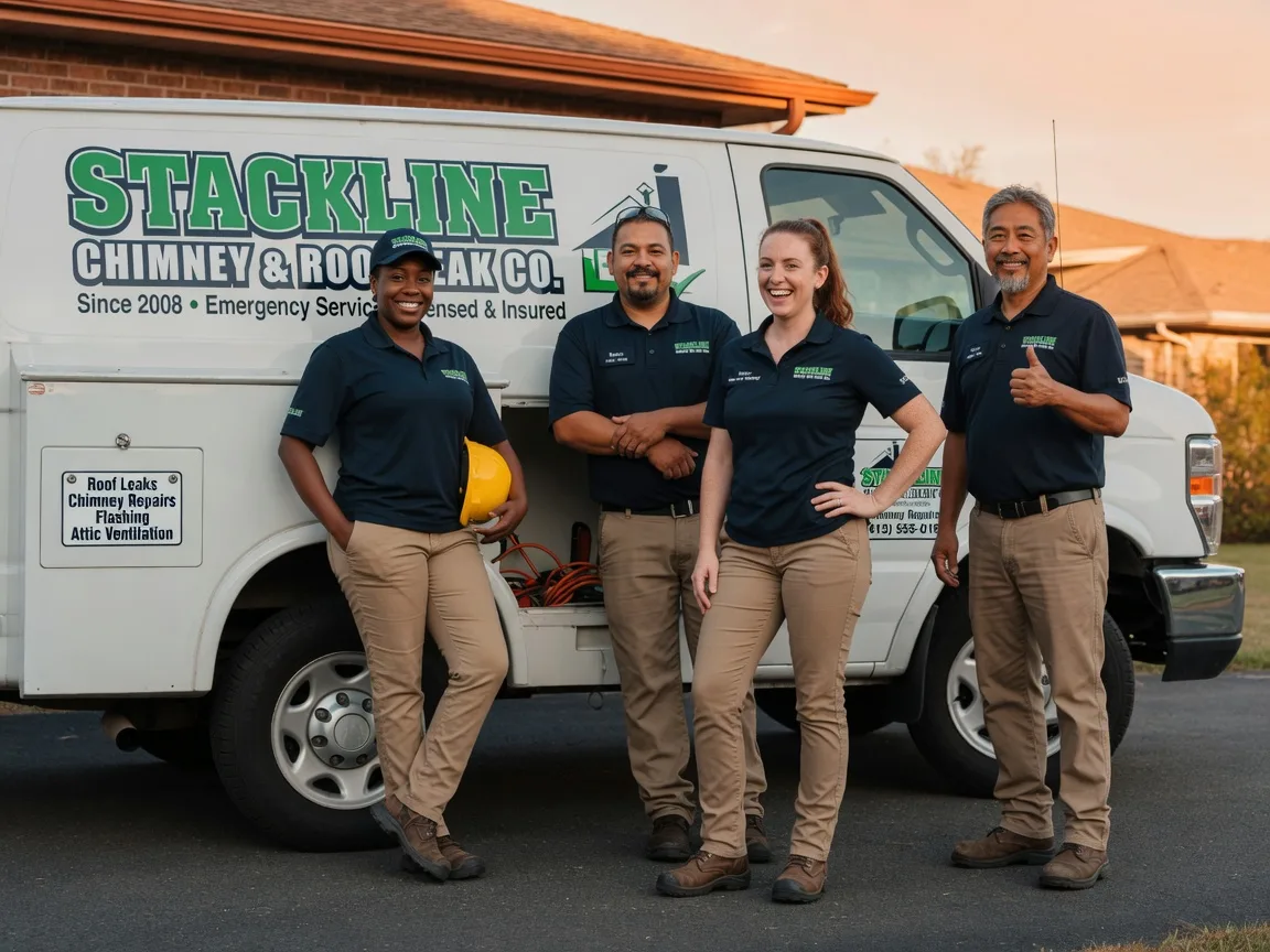 Chimney flashing repair company in Portage, WI
